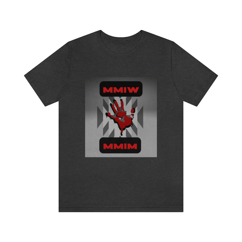 MMIM MMIW white/black/silver/gray/blue  Unisex Jersey Short Sleeve Tee