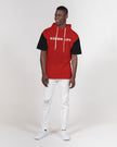 Boxing Red Men's Premium Heavyweight Short Sleeve Hoodie