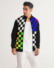 4 sided Checkered Men's Track Jacket