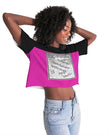 Nerdy Chem Student Women's Lounge Cropped Tee