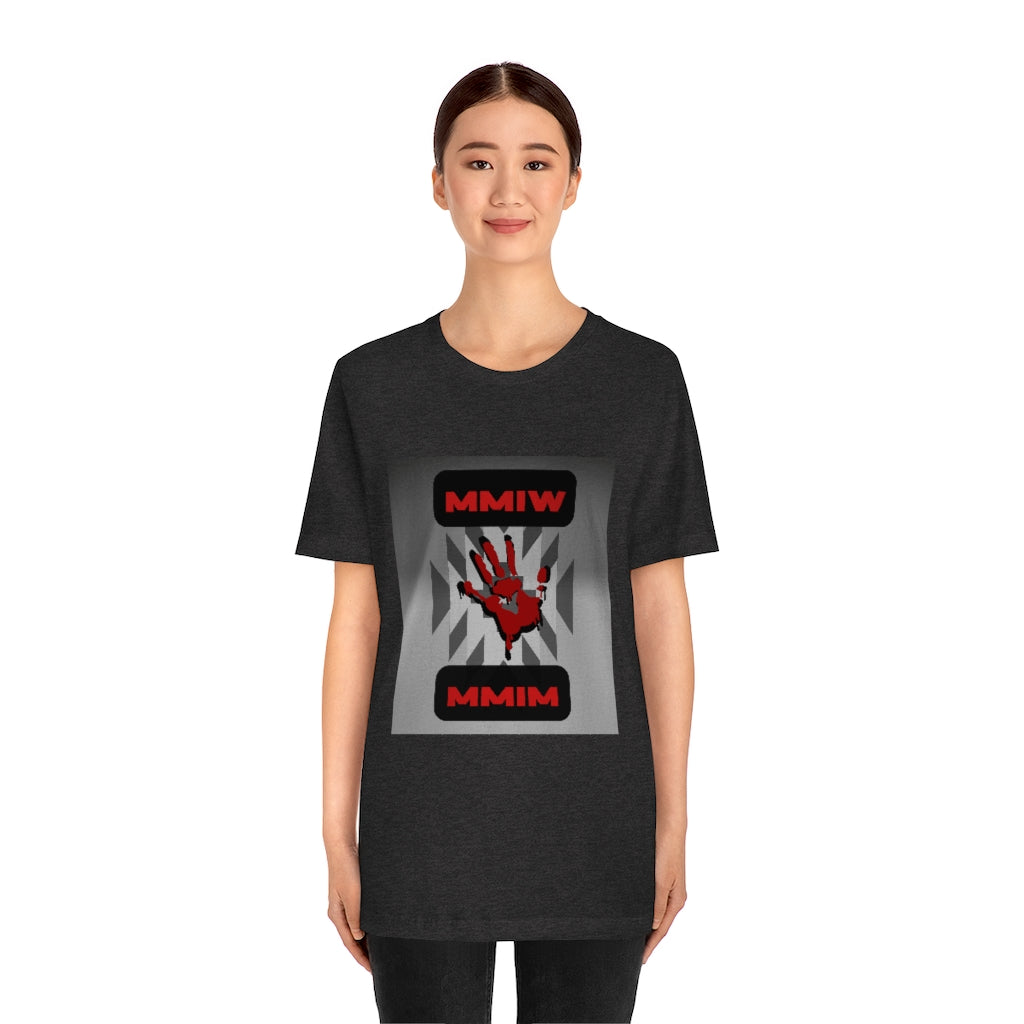 MMIM MMIW white/black/silver/gray/blue  Unisex Jersey Short Sleeve Tee