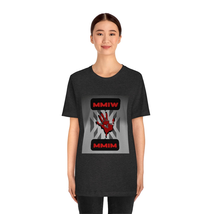 MMIM MMIW white/black/silver/gray/blue  Unisex Jersey Short Sleeve Tee