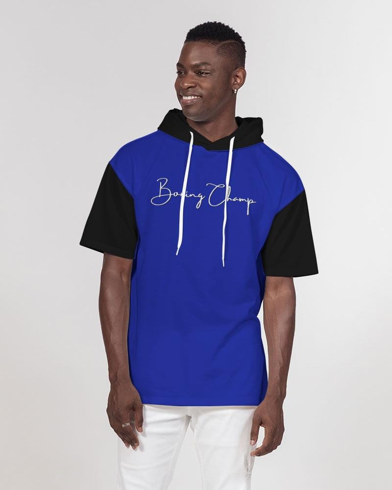 Boxing Male Men's Premium Heavyweight Short Sleeve Hoodie