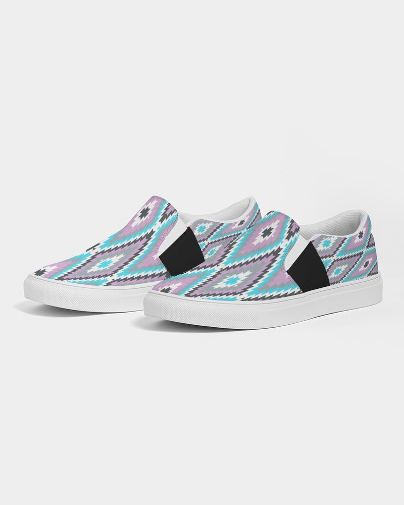 Native Pattern Women's Slip-On Canvas Shoe