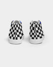 Two sided Checkered Kids Hightop Canvas Shoe