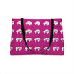Magenta-Rainbow Native White Innii-Bison-Native Collection-Iron Woman 80 Weekender Tote Bag