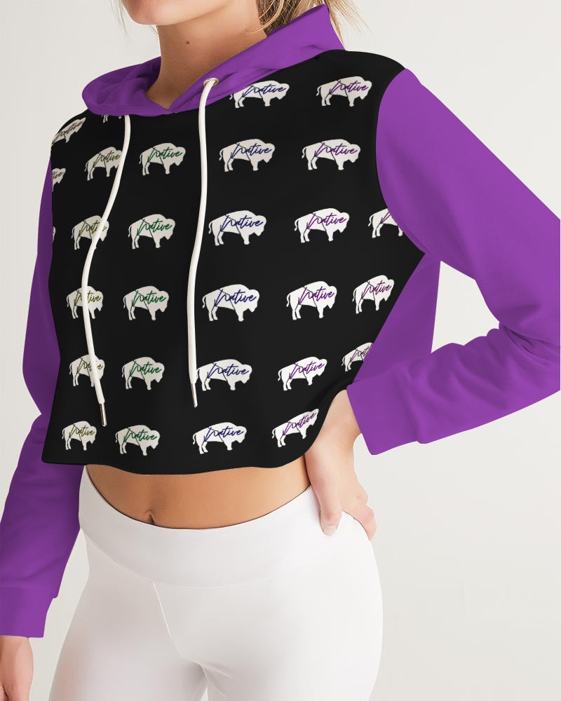 Native Women Women's Cropped Hoodie