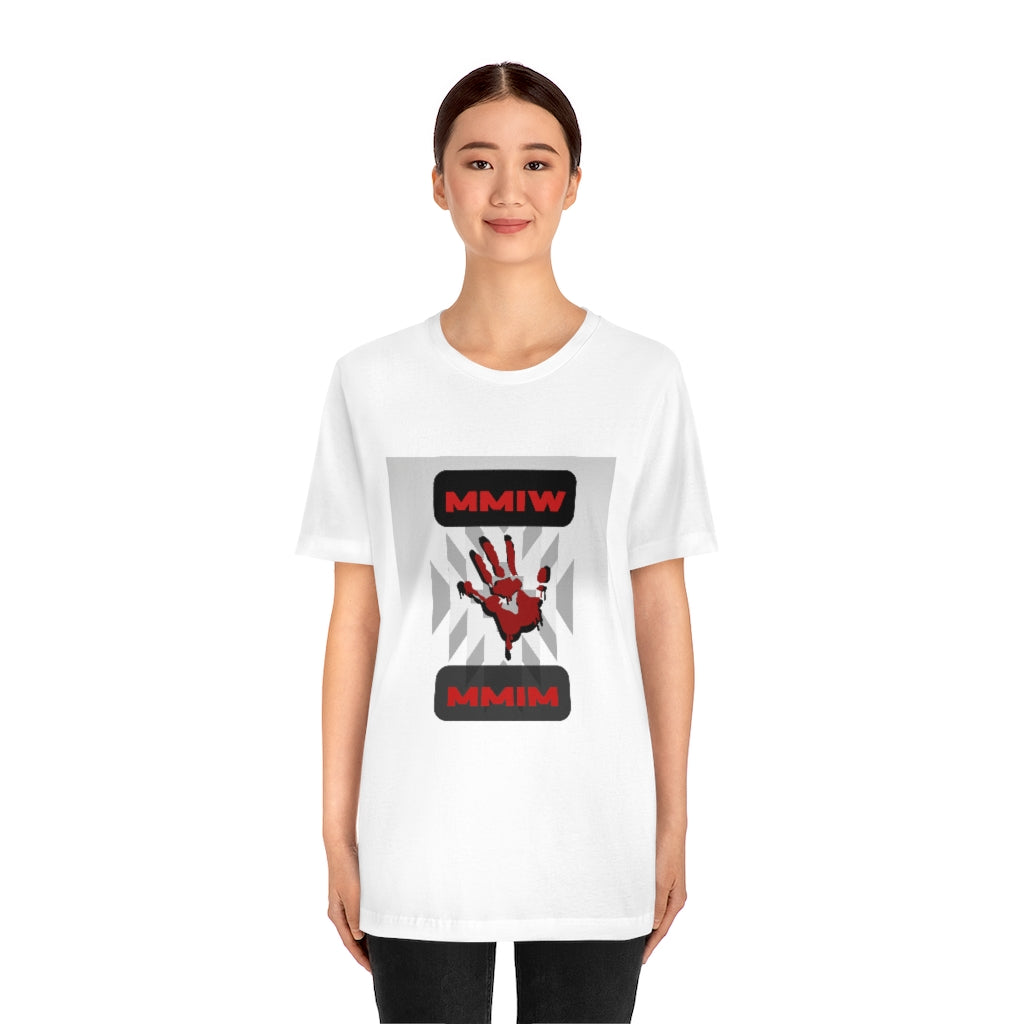 MMIM MMIW white/black/silver/gray/blue  Unisex Jersey Short Sleeve Tee