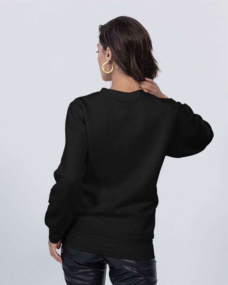 Still here! Red, Black and Charcoal Unisex Premium Crewneck Sweatshirt