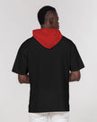 Boxing Red Men's Premium Heavyweight Short Sleeve Hoodie
