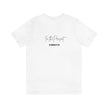 In the Present white/green/silver/teal/pink  Unisex Jersey Short Sleeve Tee