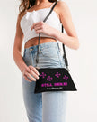 Pink Geometric Native Pattern Wristlet