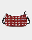 Rainbow Indigenous White Innii aka Bison Red  Petite Canvas Purse