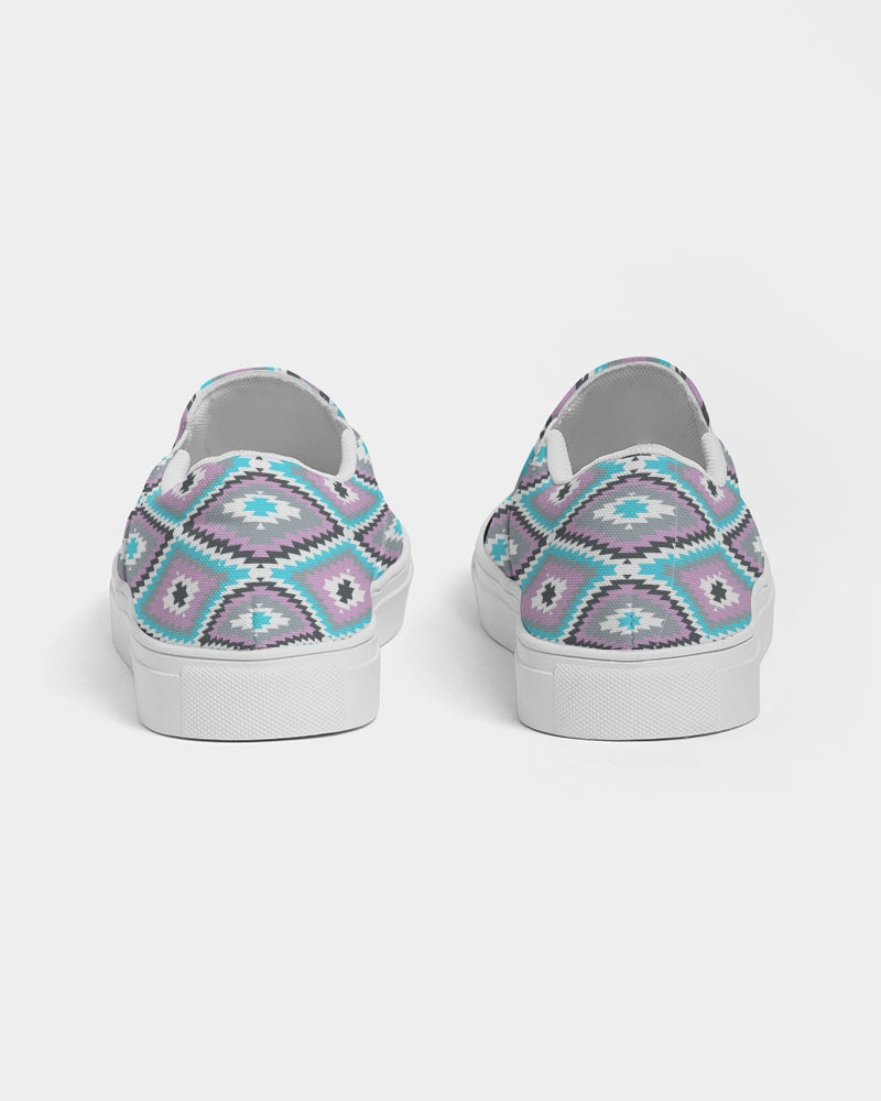 Native Pattern Women's Slip-On Canvas Shoe