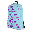 Native Bison Purple and Pink Kid's Backpack