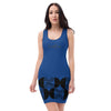 Native Geometric on Blue Cut & Sew Dress