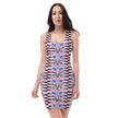Native Geometric and Floral Twilight Cut & Sew Dress