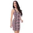 Native Geometric Floral Pattern Tapestry Cut & Sew Dress
