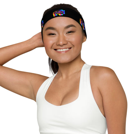 Native Bison Multi Color Black Headband