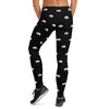 Native Bison White with Pink text Adult Leggings