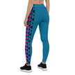 Native Bison Pink with Geometric Pattern Adult Leggings