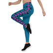 Native Bison Pink with Geometric Pattern Adult Leggings
