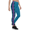 Native Bison Pink with Geometric Pattern Adult Leggings
