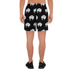 Native Bison White Men's Athletic Long Shorts