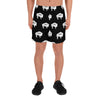 Native Bison White Men's Athletic Long Shorts