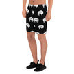 Native Bison White Men's Athletic Long Shorts