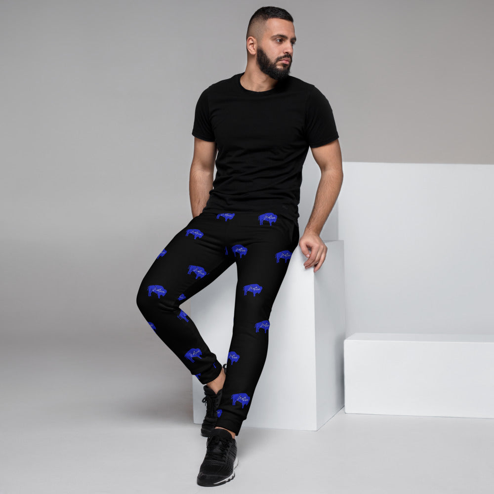 Native Bison Blue Men's Adult Joggers