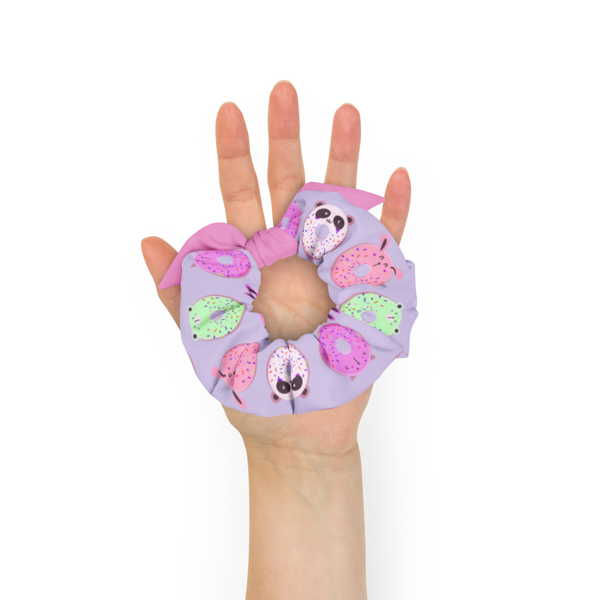 Cute Little Animal Donut Scrunchie