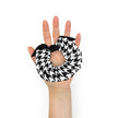 Black and White HT pattern Hair Scrunchie