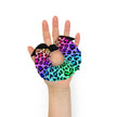 Rainbow Leopard Scrunchie