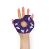 Cat Meow Kids Flying Purple Scrunchie