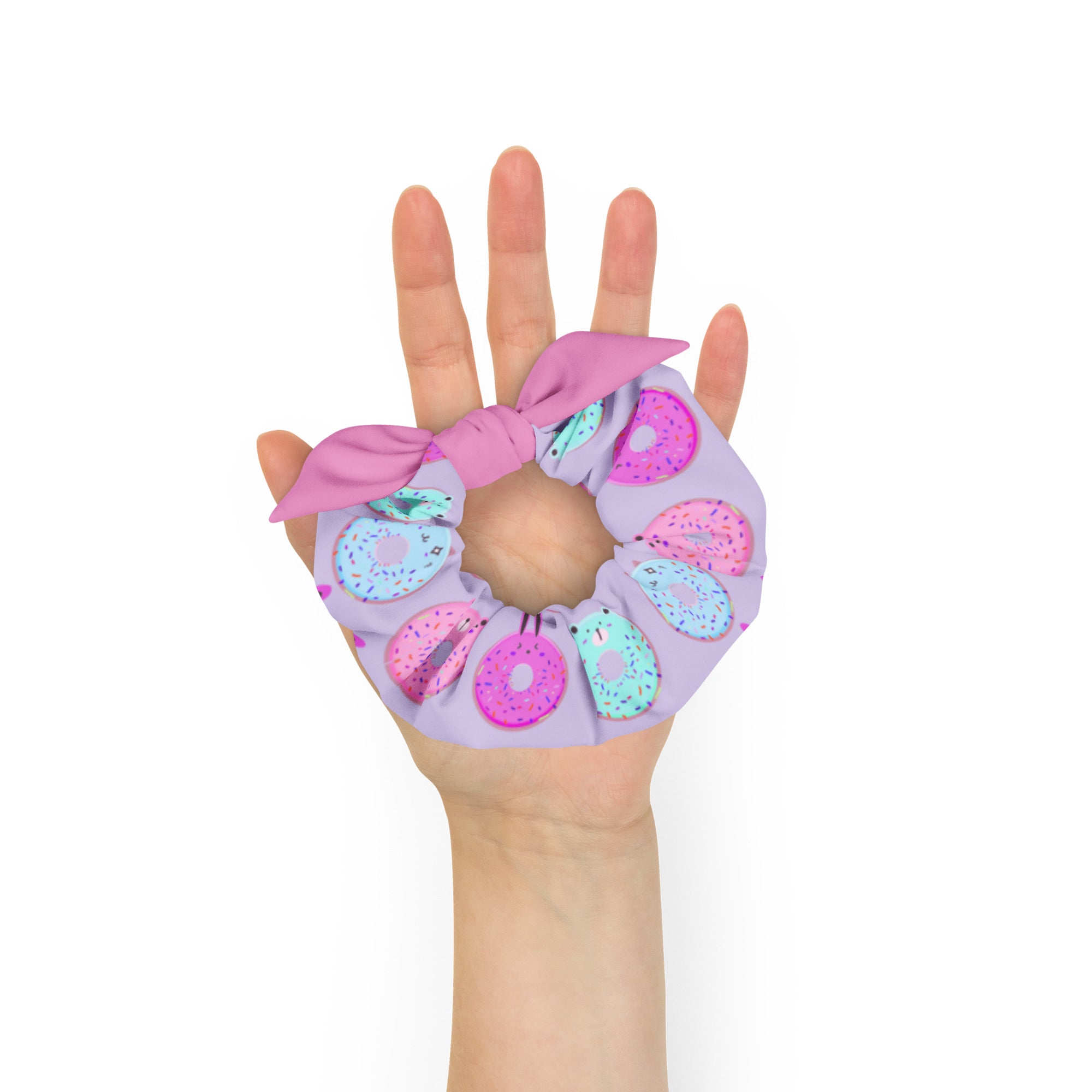 Cute Little Animal Donut Scrunchie