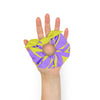 Purple and Yellow Hair Scrunchie
