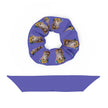 Mittens the Cat and her Taco Kid's Purple Scrunchie