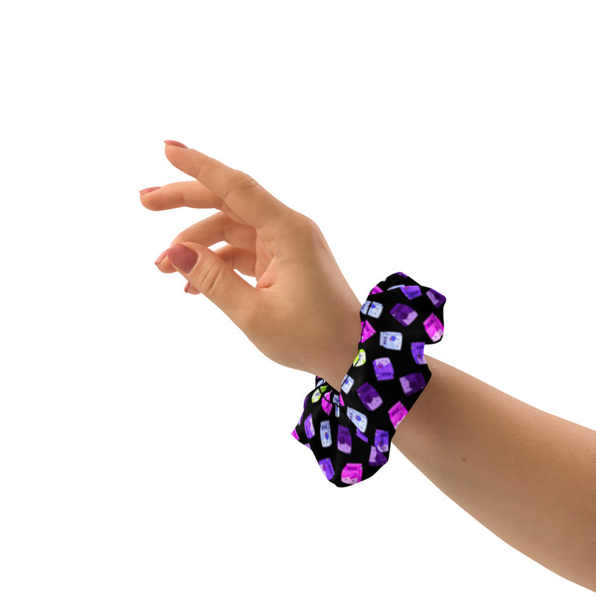 Cute Colorful Milk Cartons Scrunchie