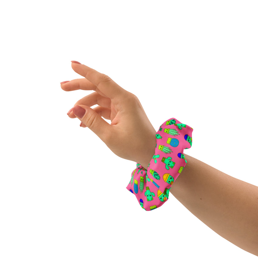 Cute Little Succulents Scrunchie