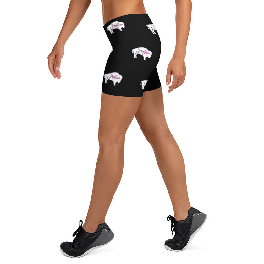 Native Bison White Shorts