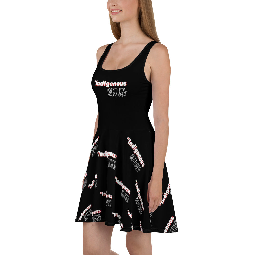 Indigenous.... status? Creatures Black Skater Dress