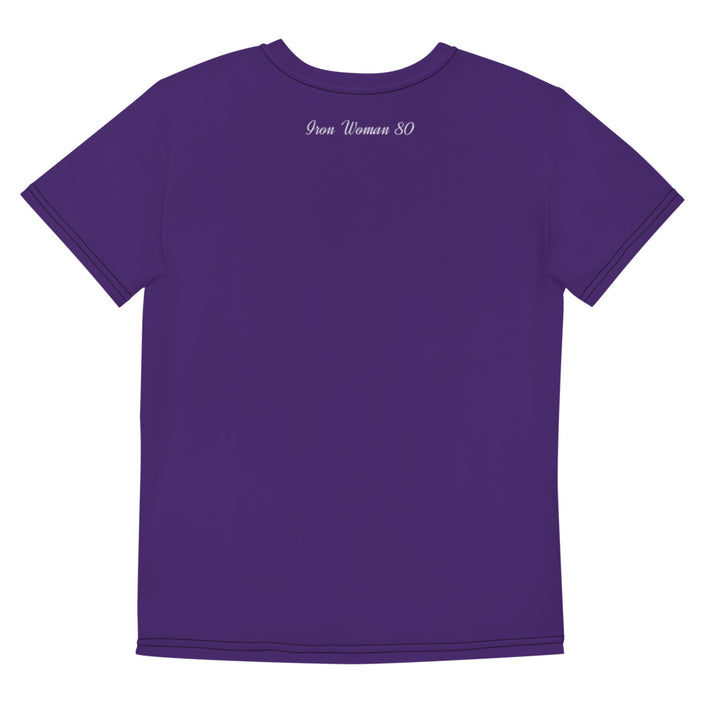 Native Bison White Youth crew neck t-shirt