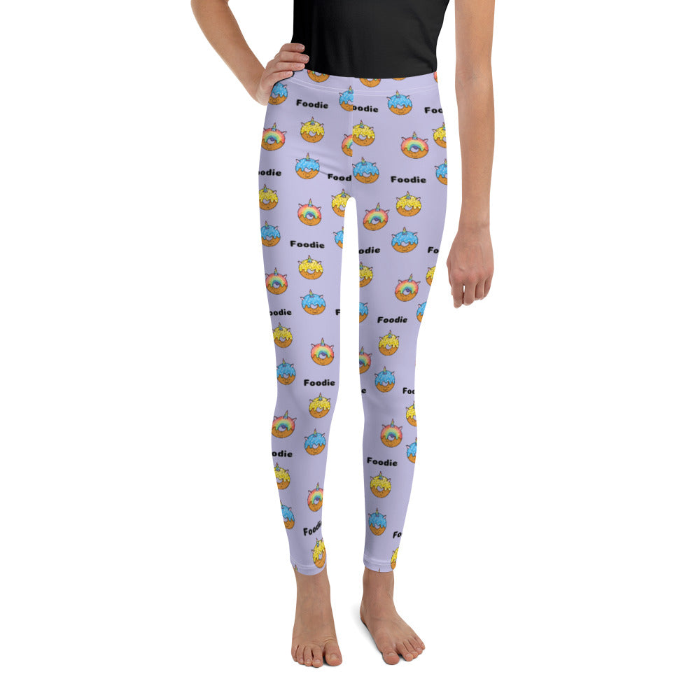 Unicorn Donut Foodie! Youth Leggings