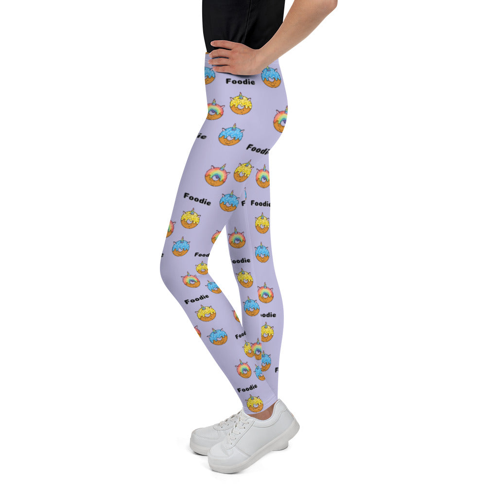 Unicorn Donut Foodie! Youth Leggings