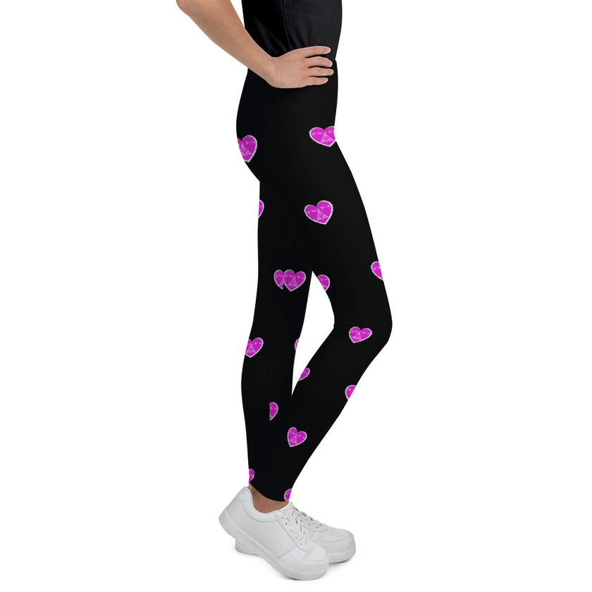 Heart Teepee Still here Youth Leggings