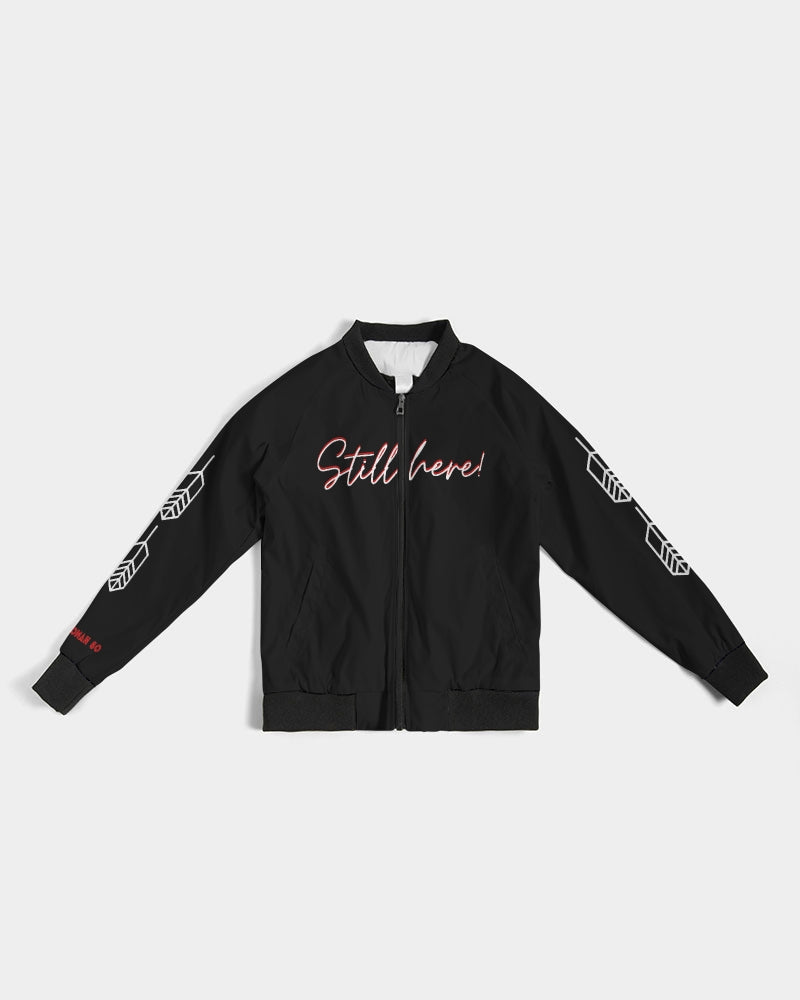 Still here! Native Women Women's Bomber Jacket