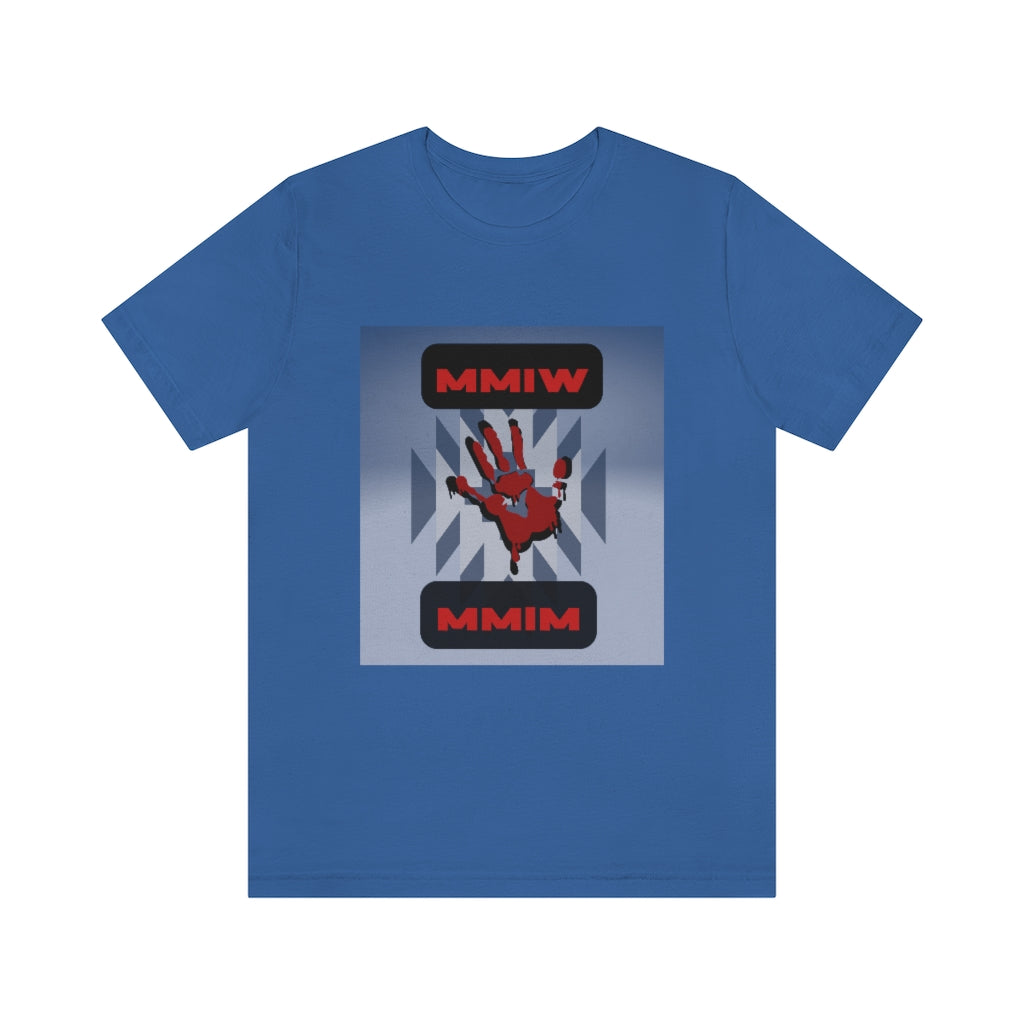 MMIM MMIW white/black/silver/gray/blue  Unisex Jersey Short Sleeve Tee