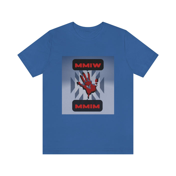 MMIM MMIW white/black/silver/gray/blue  Unisex Jersey Short Sleeve Tee