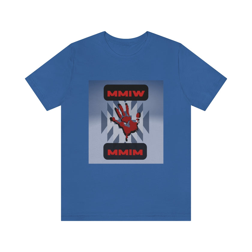 MMIM MMIW white/black/silver/gray/blue  Unisex Jersey Short Sleeve Tee